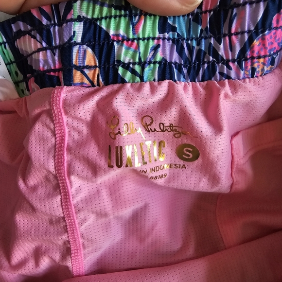 Luxletic 4" Ocean Trail Short Oyster Bay Navy Youve Been Spotted - Picture 3 of 4